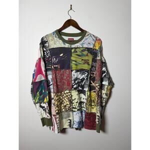 Supreme mosaic patchwork long sleeve